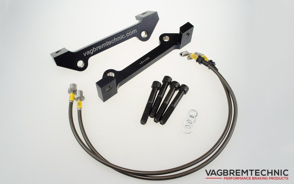 Front Caliper Carrier Kit Allows Fitment of Audi R8 Ceramic Calipers